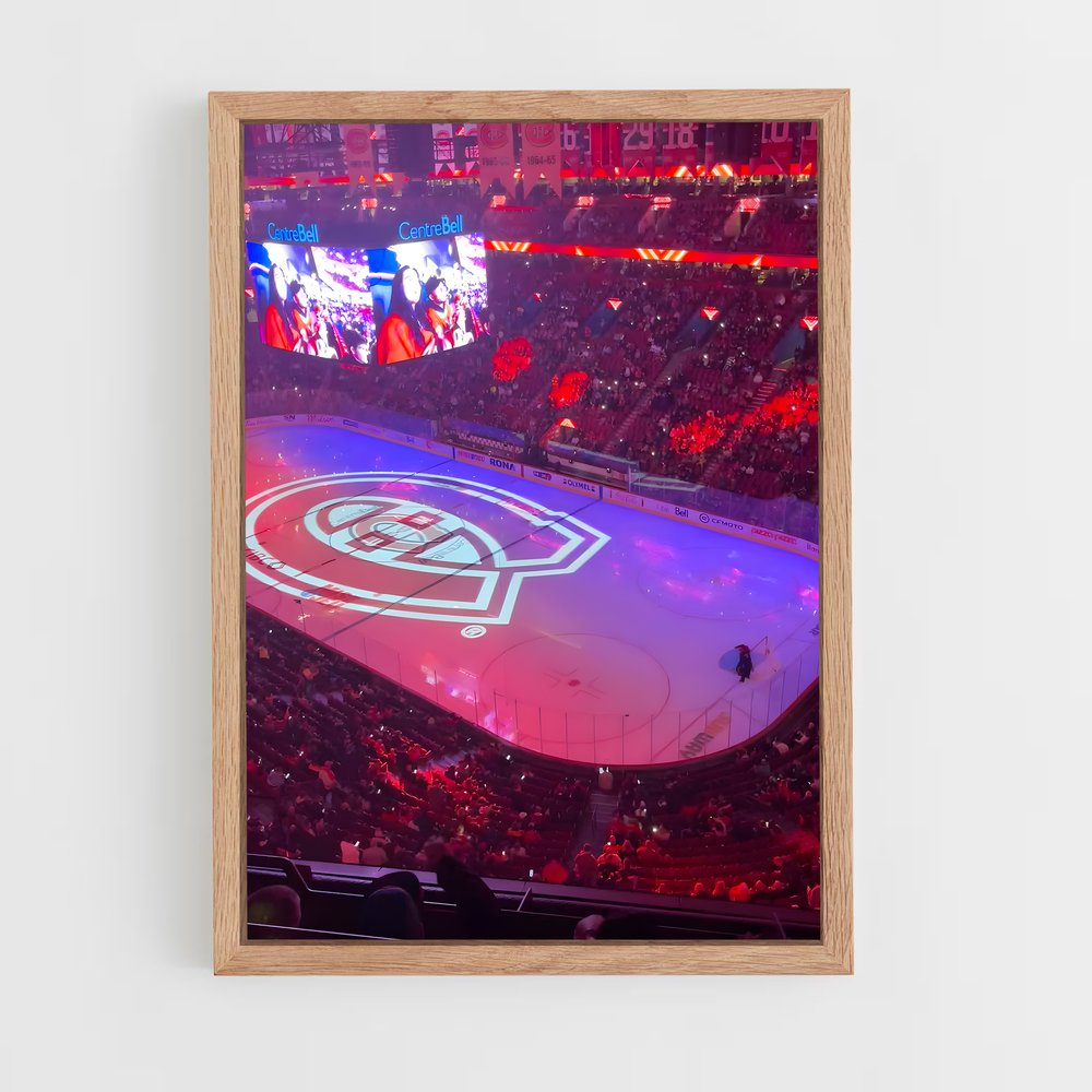 Poster Sur Glace Hivernale – affiche Hockey sur glace (vue 4)